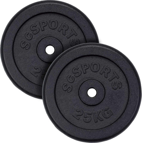 Valurautaiset levypainot 30/31 mm, 20–120 kg