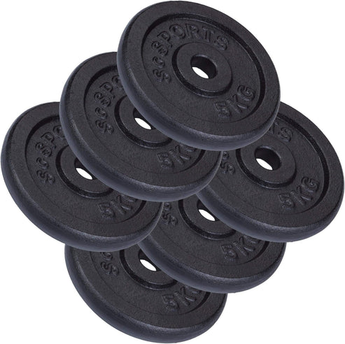 Valurautainen levypainosetti 30/31 mm 10–40 kg