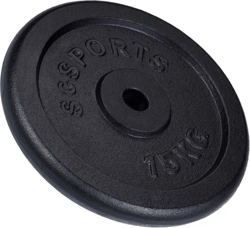 Valurautainen levypainosetti 30/31 mm, 15–60 kg