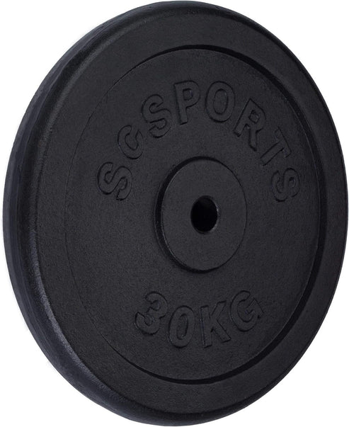Valurautaiset levypainot 30/31 mm, 20–120 kg