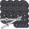 Säädettävä valurautakäsipainosarja 70 kg, 30/31 mm