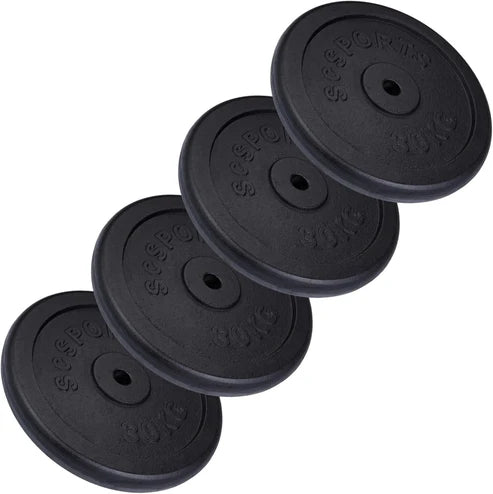 Valurautaiset levypainot 30/31 mm, 20–120 kg