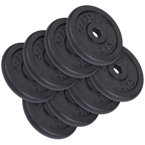 Valurautainen levypainosetti 30/31 mm 10–40 kg