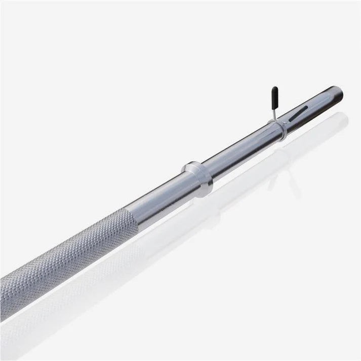 10 kg Suora levytanko 170 cm, jousilukoilla, 30 mm