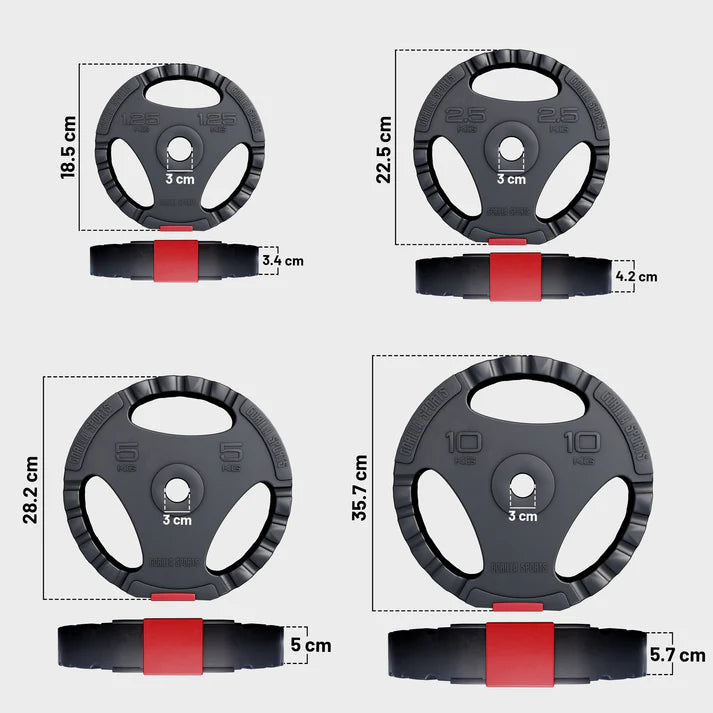 Vinyyli Tri Grip levytankosarja 100 kg