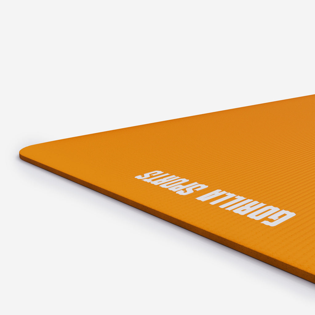 Jumppamatto kantohihnalla 190 x 100 x 1,5 cm, Oranssi