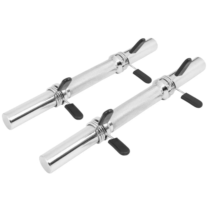 Käsipainotangot jousilukoilla 30 mm, 35 cm, 2 kpl