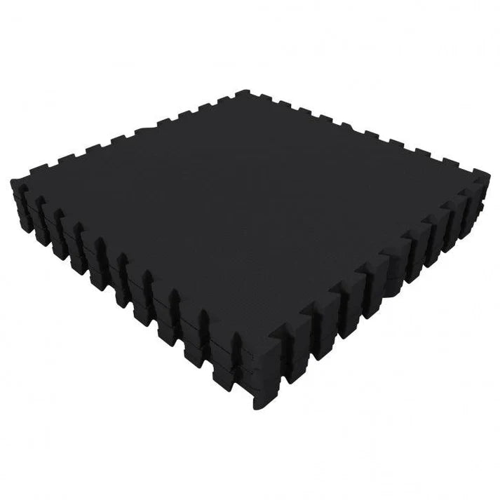 Palamatto 8 palaa 60 x 60 x 1,2 cm, musta
