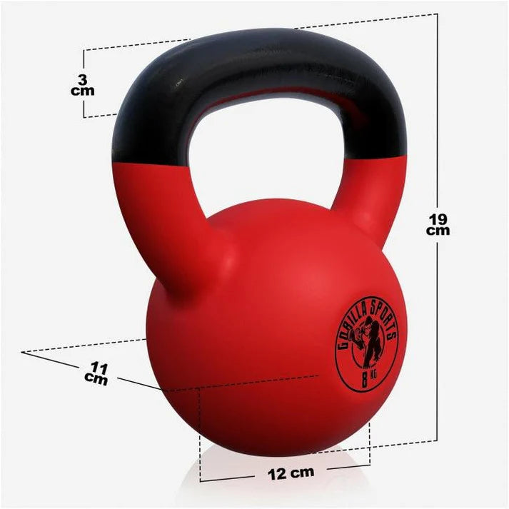 Pro-kahvakuulasetti 4 kg, 8 kg ja 12 kg