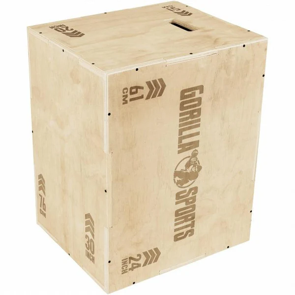 Puinen plyobox / hyppyboxi 60 x 50,5 x 75,5 cm