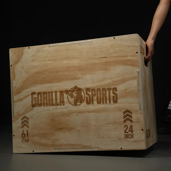 Puinen plyobox / hyppyboxi 60 x 50,5 x 75,5 cm