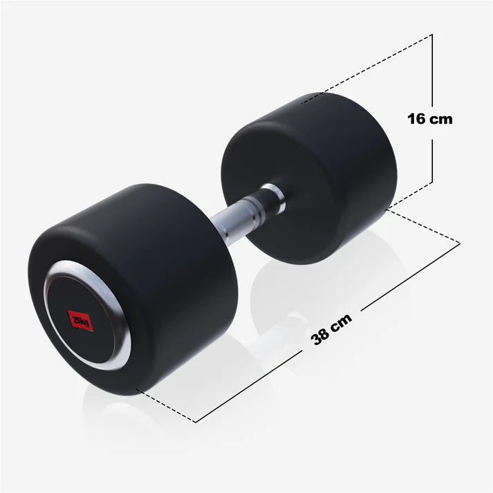 Pro kiinteä kumipinnoitettu käsipaino 2,5–50 kg