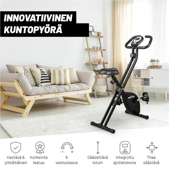 Kokoontaitettava kuntopyörä X