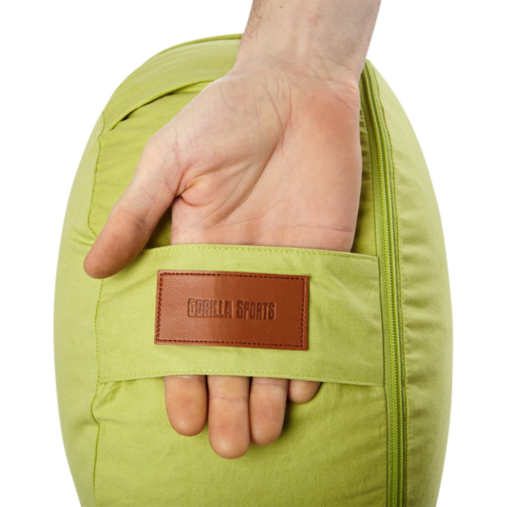 Puuvillainen joogatyyny 34 x 18 cm, Lime