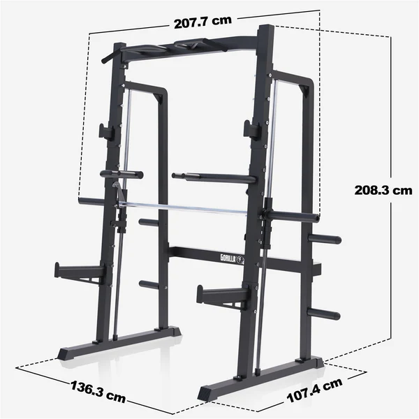 Half Rack Smith-laite levypainotelineillä
