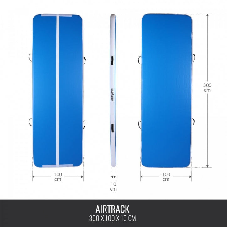 AirTrack ilmavolttirata 300 x 100 x 10 cm