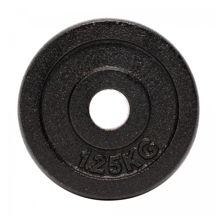 Valurautainen käsipainosetti 15 kg kierrelukoilla