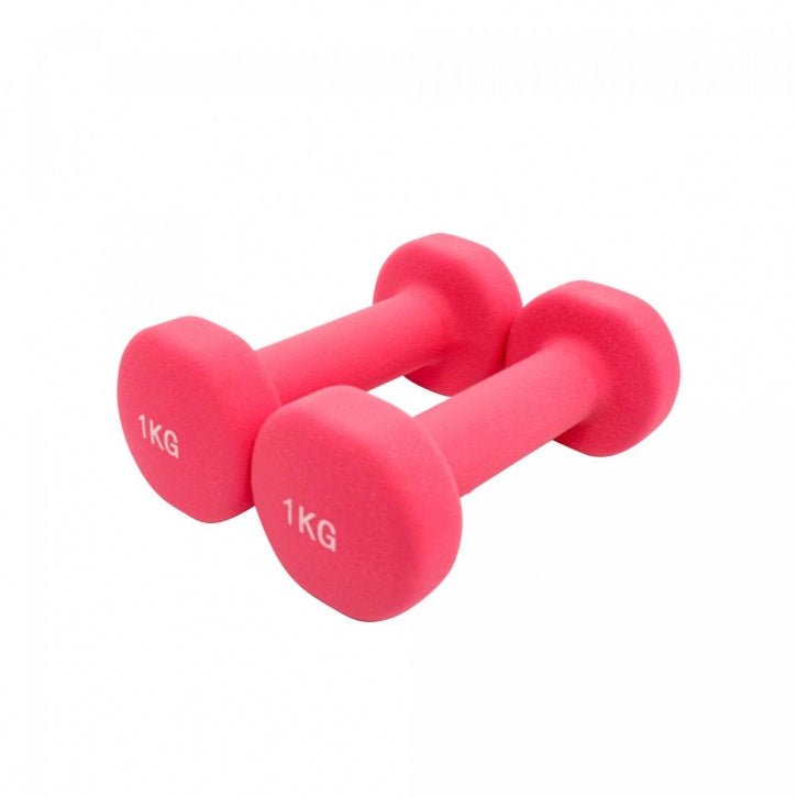 Neopreenikäsipainosetti 12 kg säilytyskotelolla