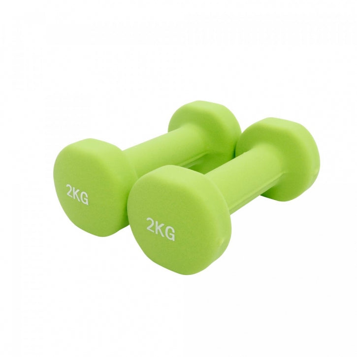 Neopreenikäsipainosetti 12 kg säilytyskotelolla