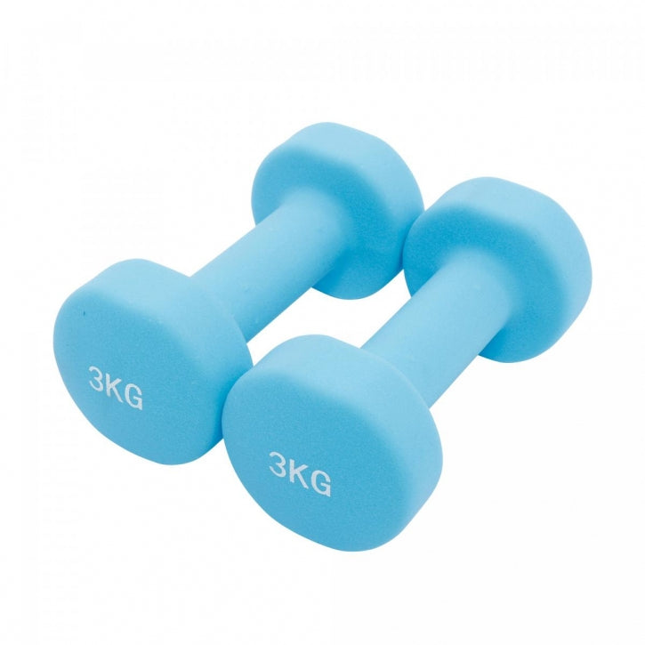 Neopreenikäsipainosetti 12 kg säilytyskotelolla