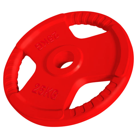 Olympia-levypaino otekahvoilla 25 kg 50 mm