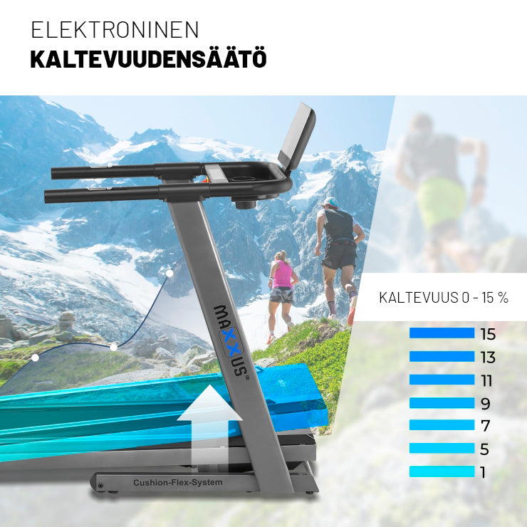 RunMaxx 5.0 kokoontaitettava juoksumatto