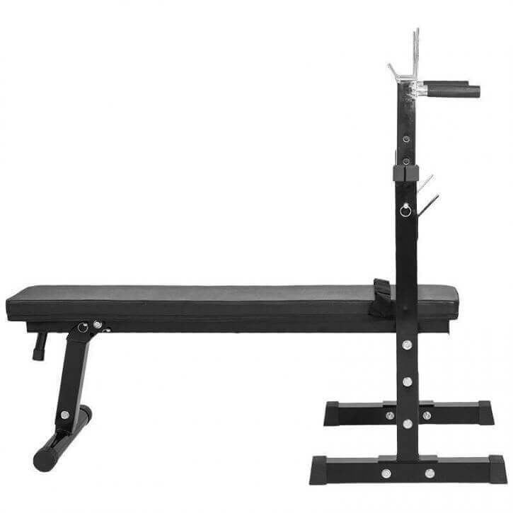 Säädettävä painonnostopenkki ja levytankosarja 100 kg