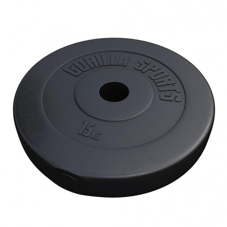 Vinyylipäällysteinen levypaino 15 kg 50 mm
