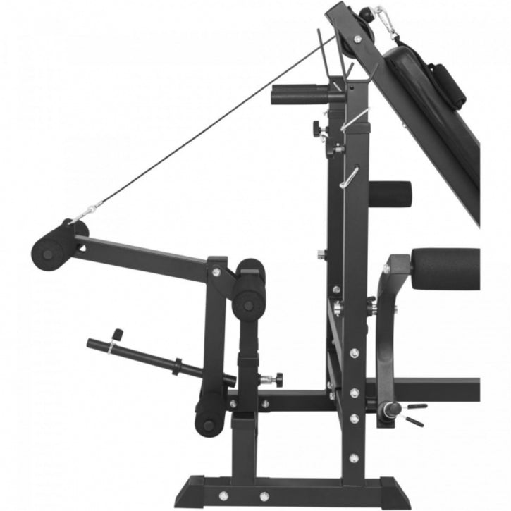 Säädettävä monitoimipenkki max 280 kg, Black Edition