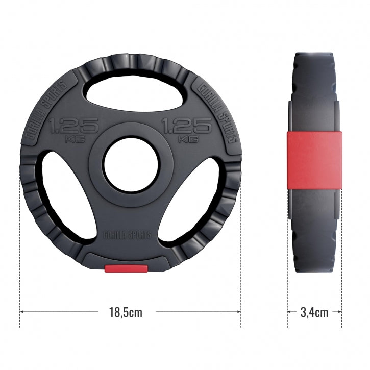 Tri Grip vinyylilevypaino 1,25 kg 50 mm