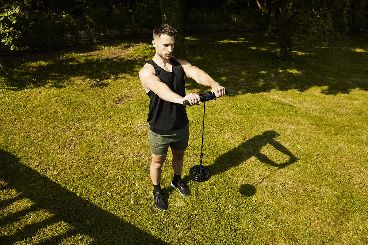 Levypainovastuksellinen Rannevahvistin, max 18 kg
