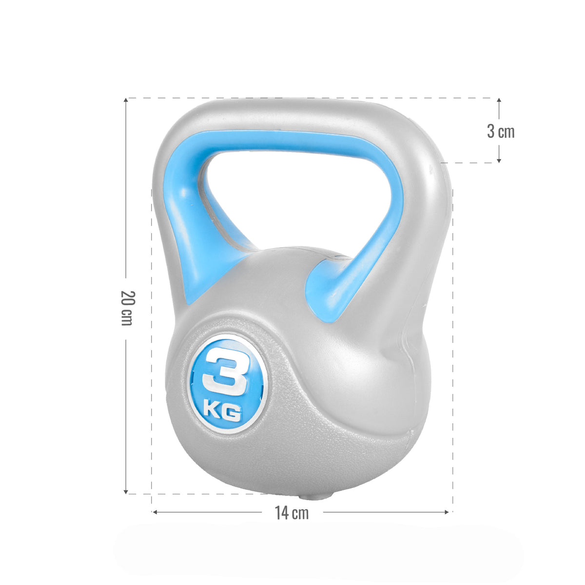 Contrast-kahvakuulasetti 3 kg, 6 kg ja 8 kg