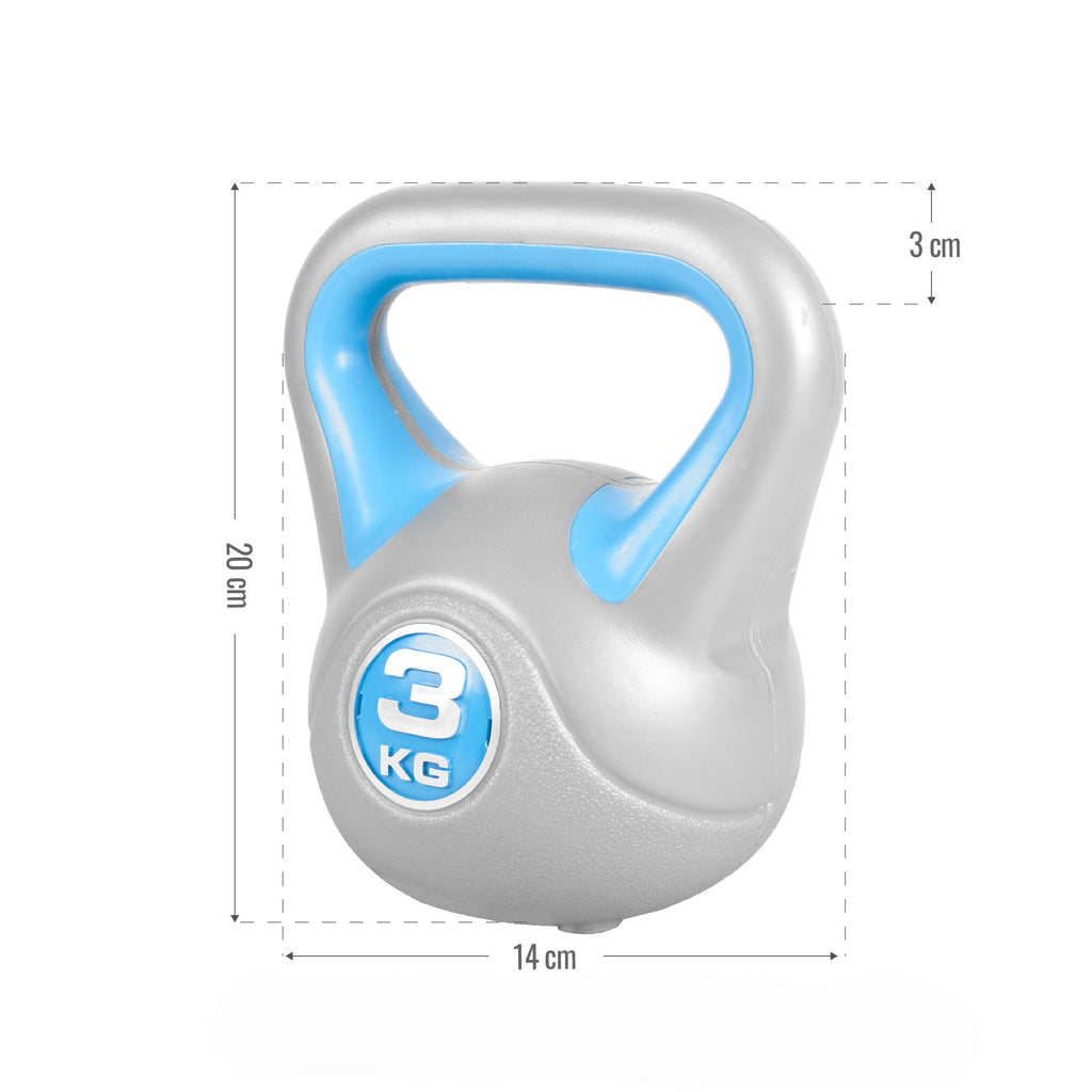 Contrast-kahvakuulasetti 2–20 kg terästelineellä