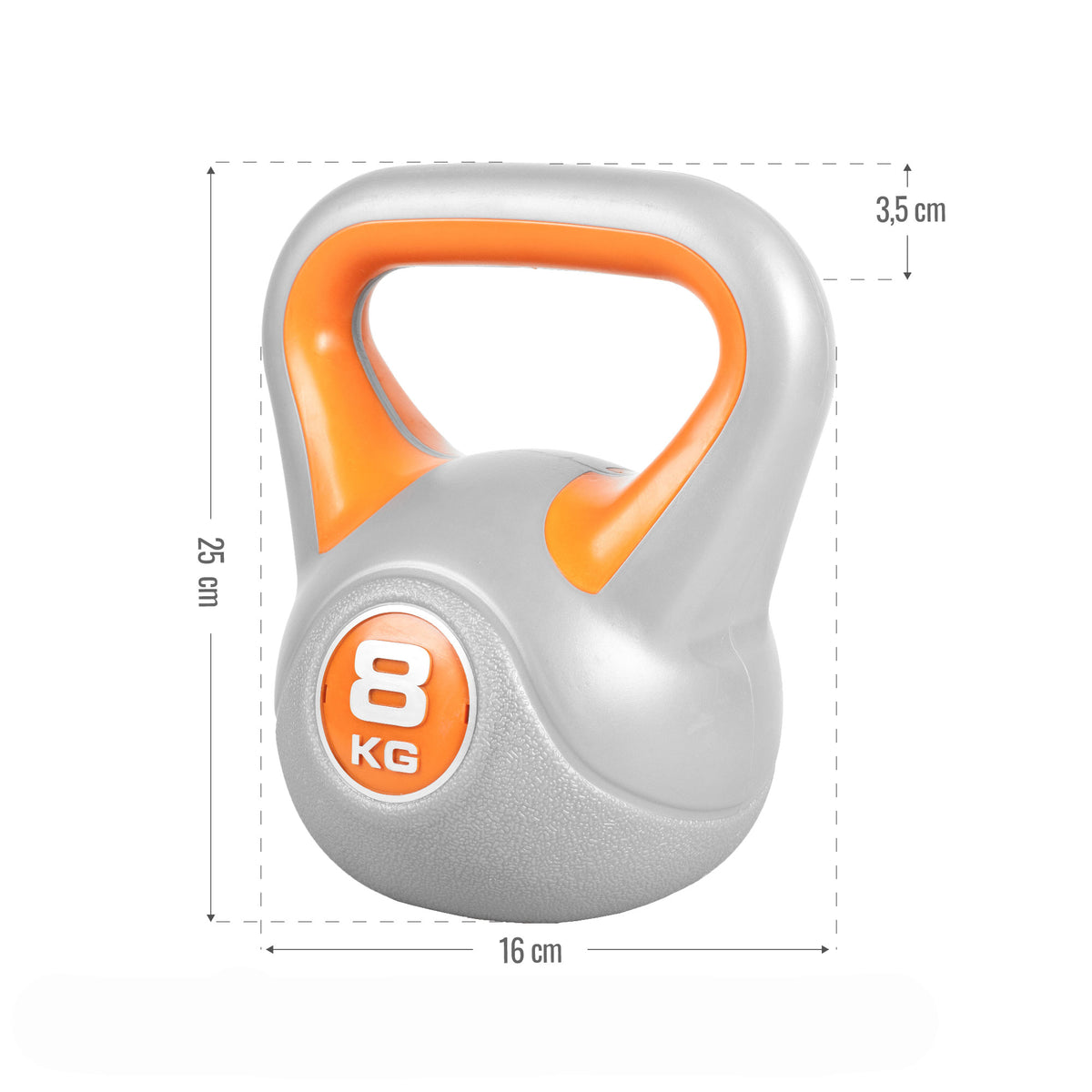 Contrast-kahvakuulasetti 2–20 kg terästelineellä