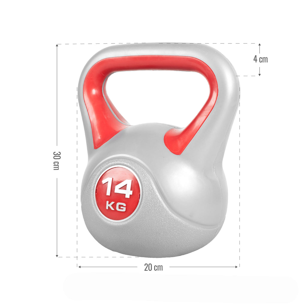 Contrast-kahvakuulasetti 2–20 kg terästelineellä