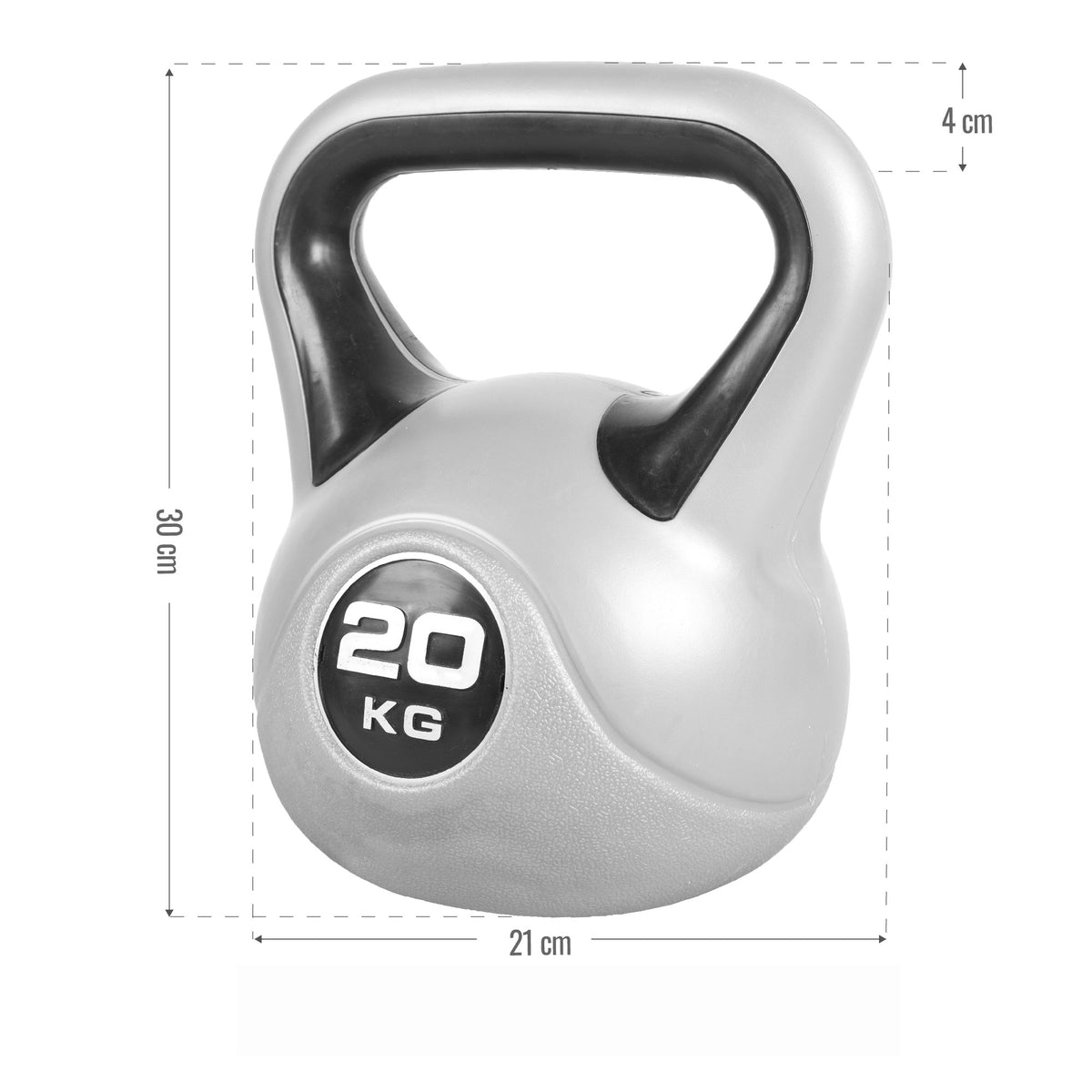 Contrast-kahvakuulasetti 2–20 kg terästelineellä