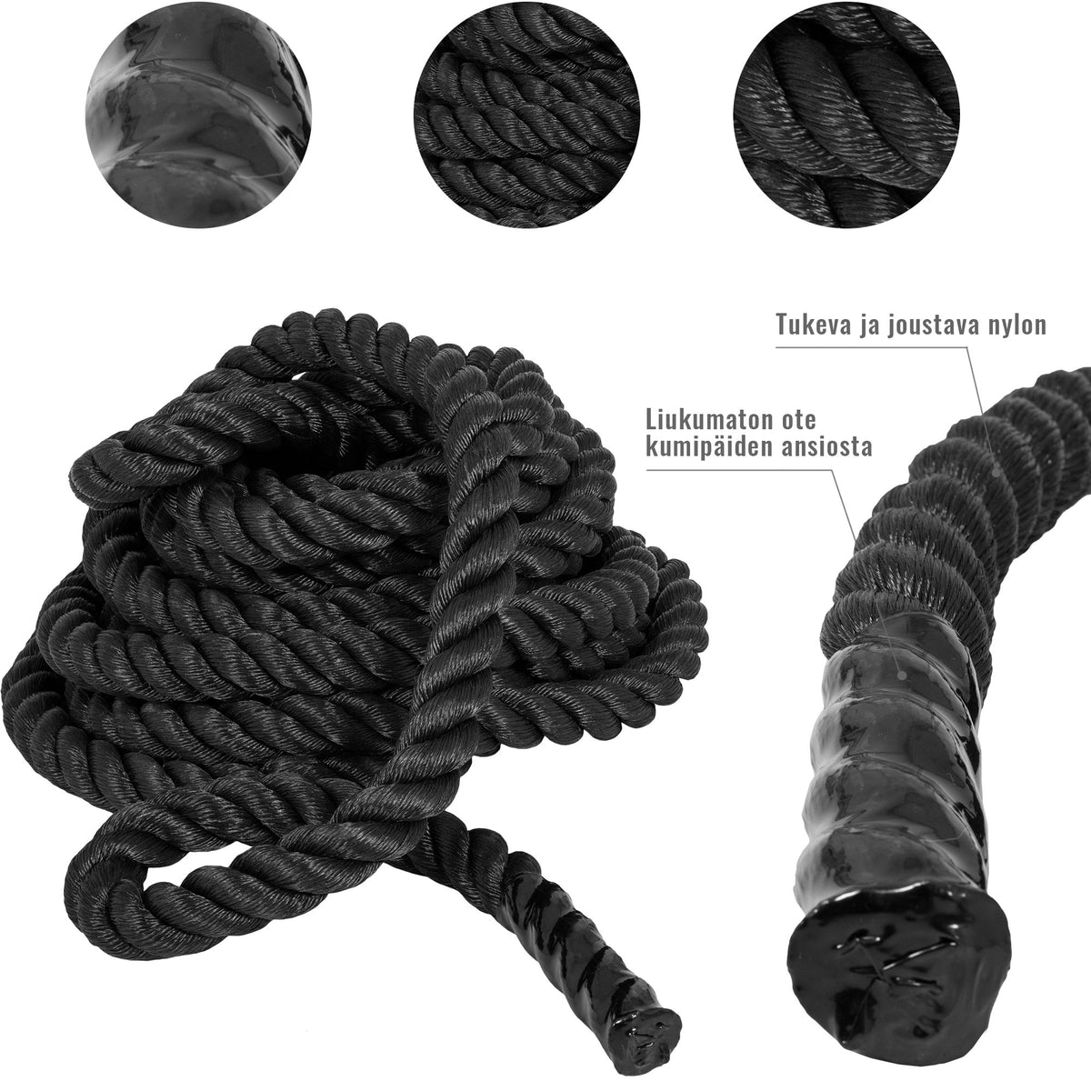 Voimaköysi 13 kg 15 m, Ø 3,8 cm