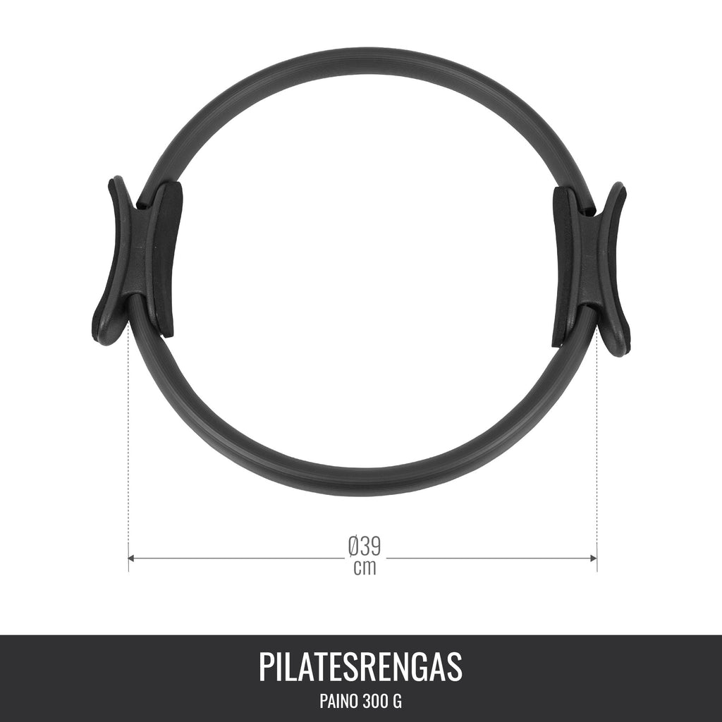 Pilatesrengas 39 cm ergonomisilla kahvoilla