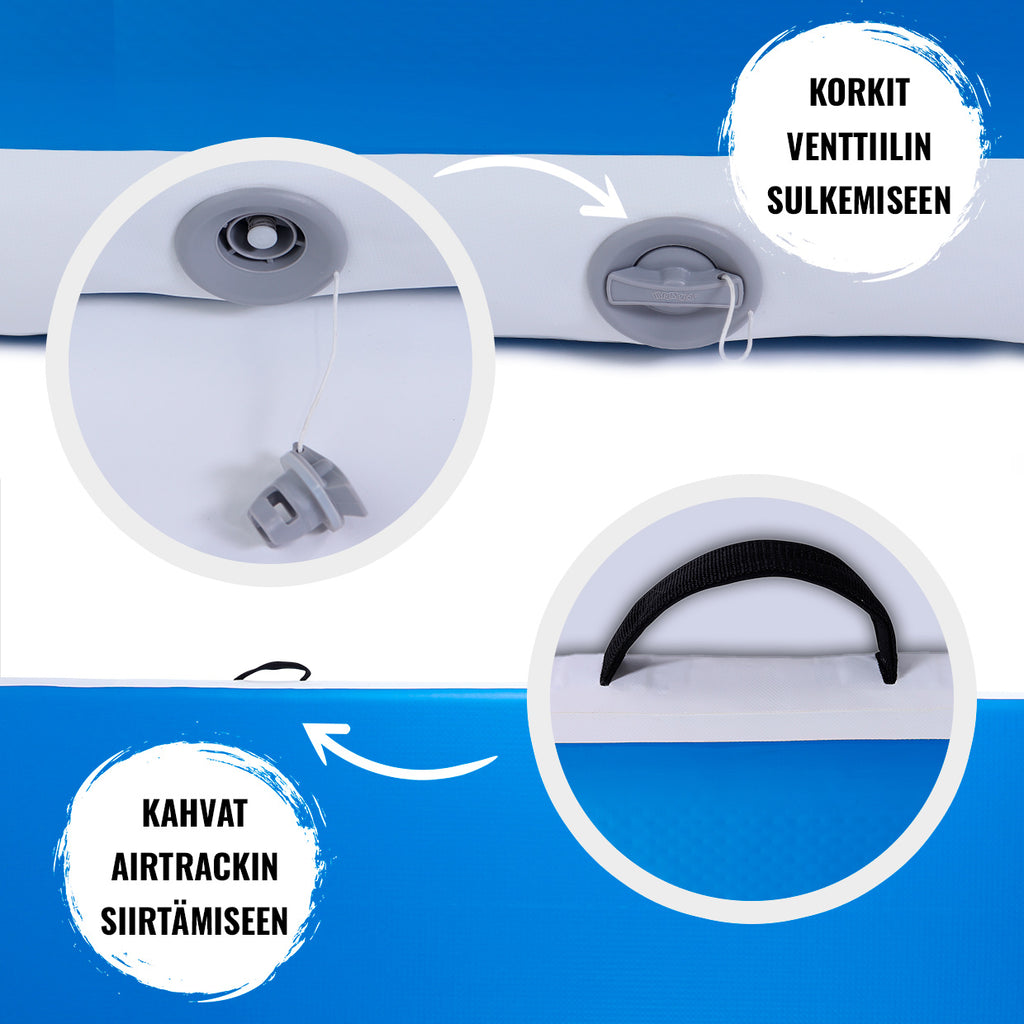 AirTrack ilmavolttirata 300 x 100 x 10 cm