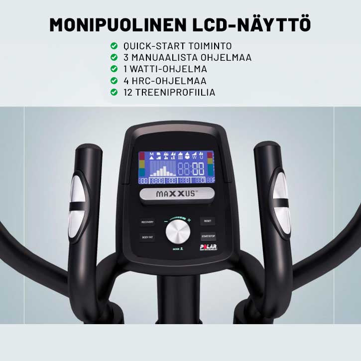 CX 3.0 crosstrainer 26 kg vauhtipyörällä