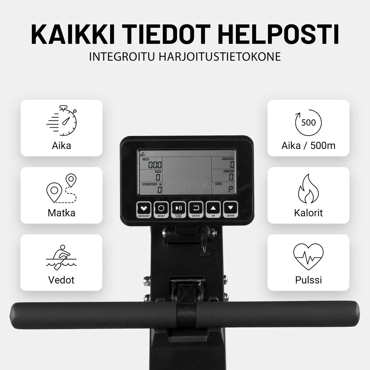 Vesivastus-soutulaite harjoitustietokoneella