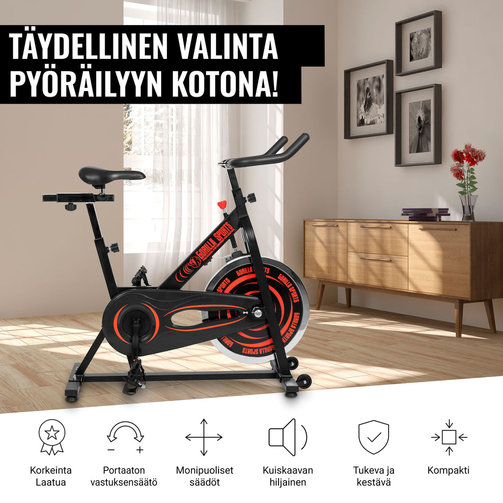 Säädettävä spinningpyörä 13 kg vauhtipyörällä