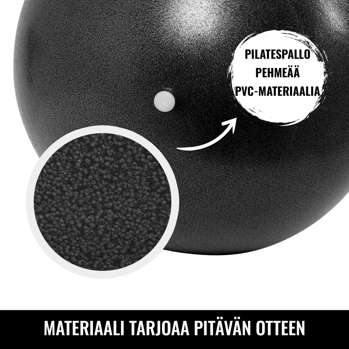 Pilatespallo 22 cm pumpulla