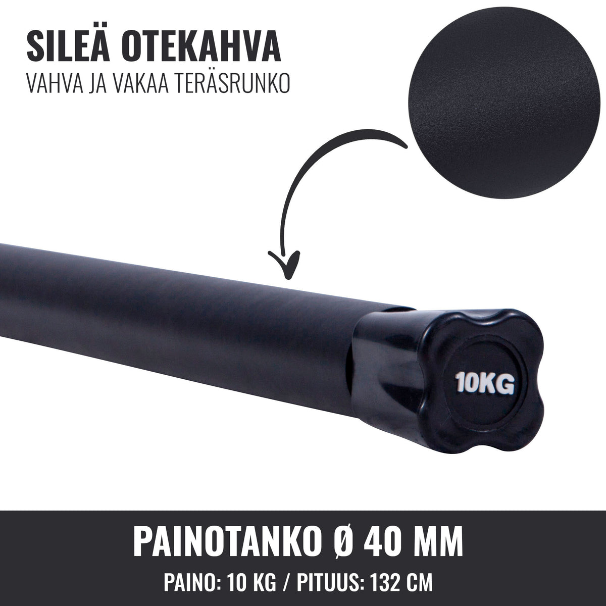 Aerobic Bar 1–10 kg – kiinteäpainoinen ryhmätreenitanko