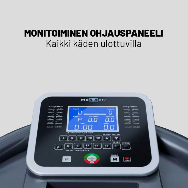 Juoksumatto 8.1 isolla juoksupinnalla