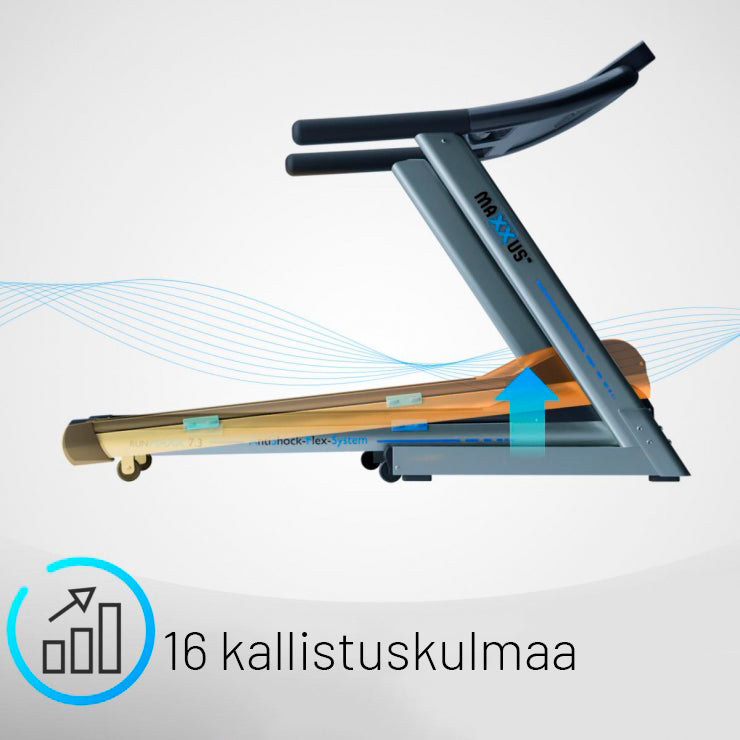 Juoksumatto 7.3 LED-näytöllä