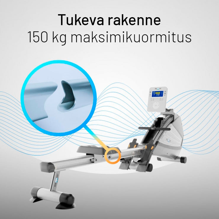 8.1 Taitettava soutulaite ilma- ja magneettivastuksella