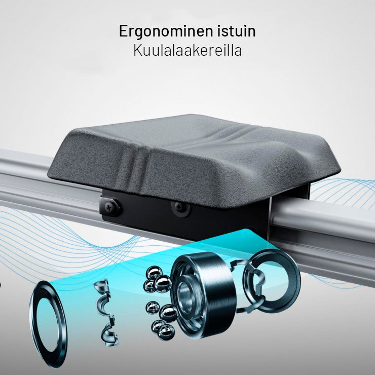 8.1 Taitettava soutulaite ilma- ja magneettivastuksella