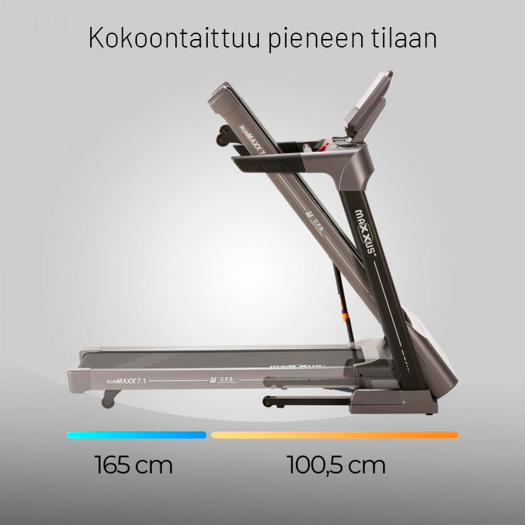 RunMaxx 7.1 taitettava juoksumatto