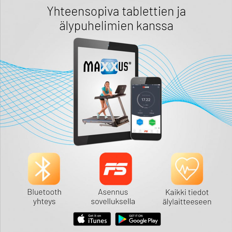 RunMaxx 7.1 taitettava juoksumatto
